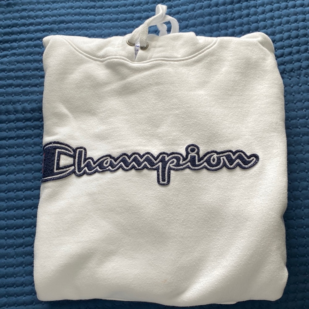 Champion hoodie white